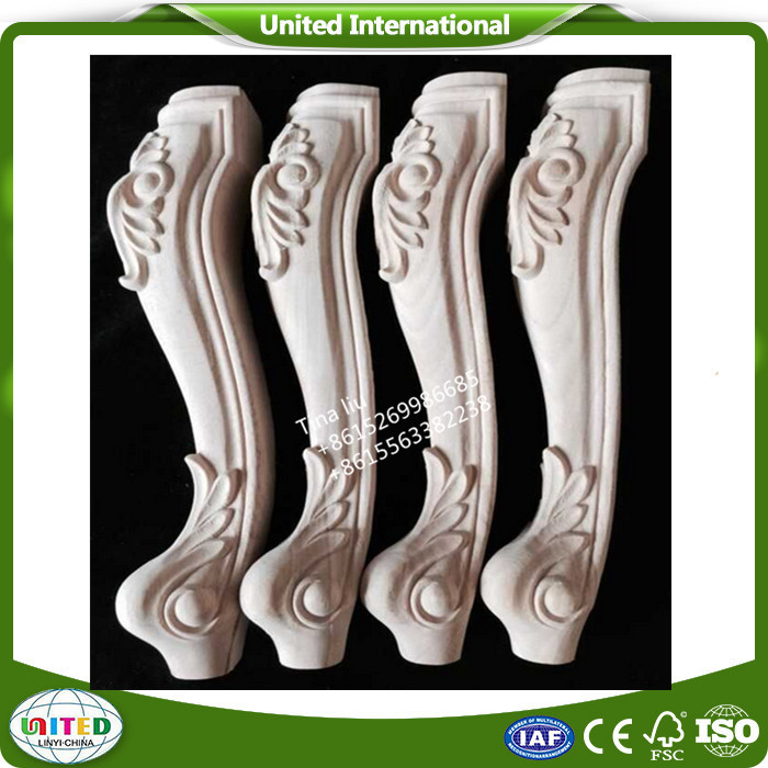 Wood carve decoration Furniture foot