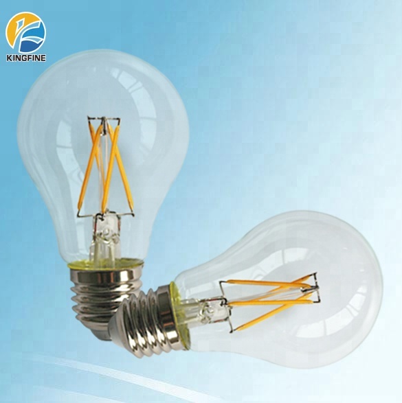 A19/A60 4W 6W 8W Clear dimmable edison bulb Filament LED