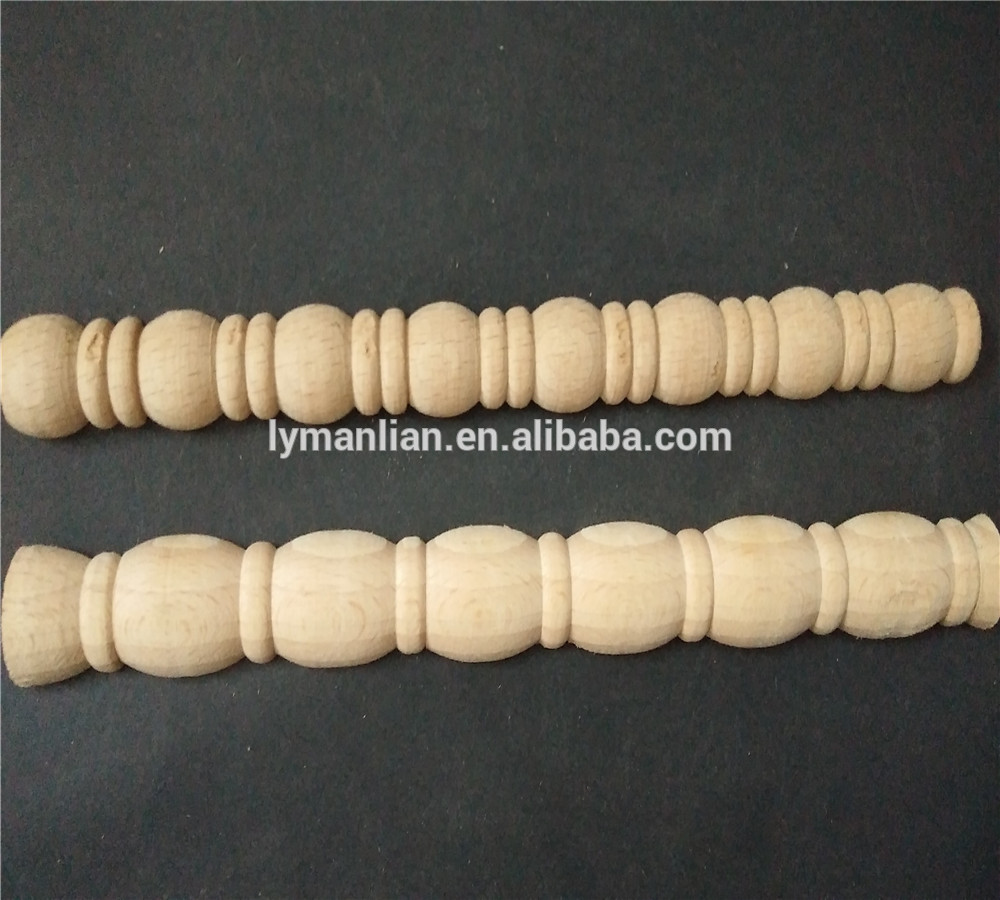 Rope half round molding wood moulding in beech corner ceiling moulding