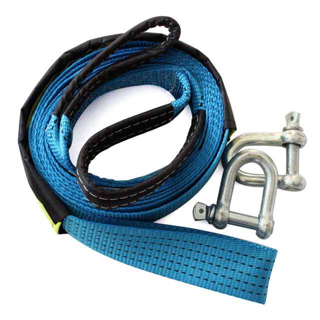 Hot Sale Polyester Car Elastic Tow Rope/Heavy Duty Tow Strap