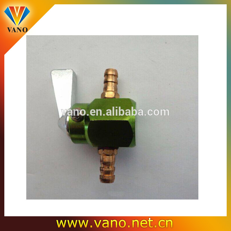 High Performance metal Connector 6mm Motorcycle Fuel Cock Petcock
