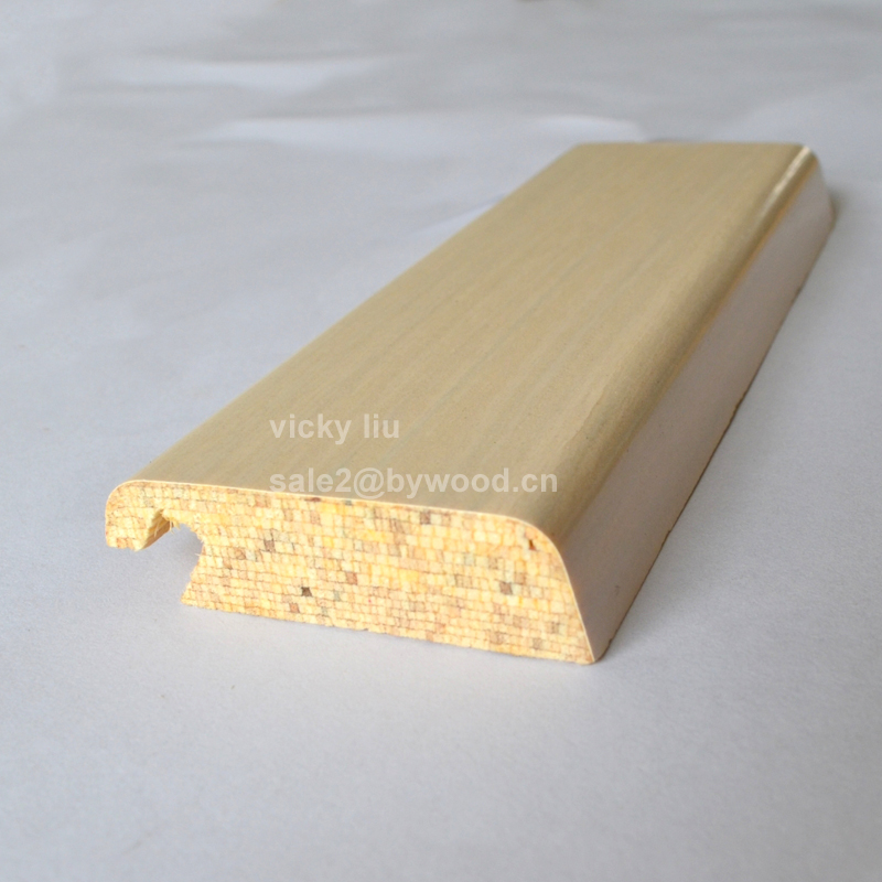 Ecological board with color wardrobe lines melamine hot pressing membrane inlaid wood moulding