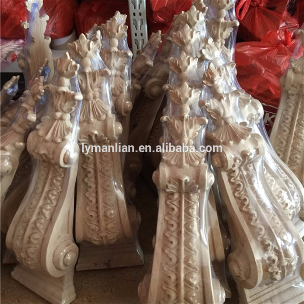 Steam beech hand carved wood corbels China wood carving