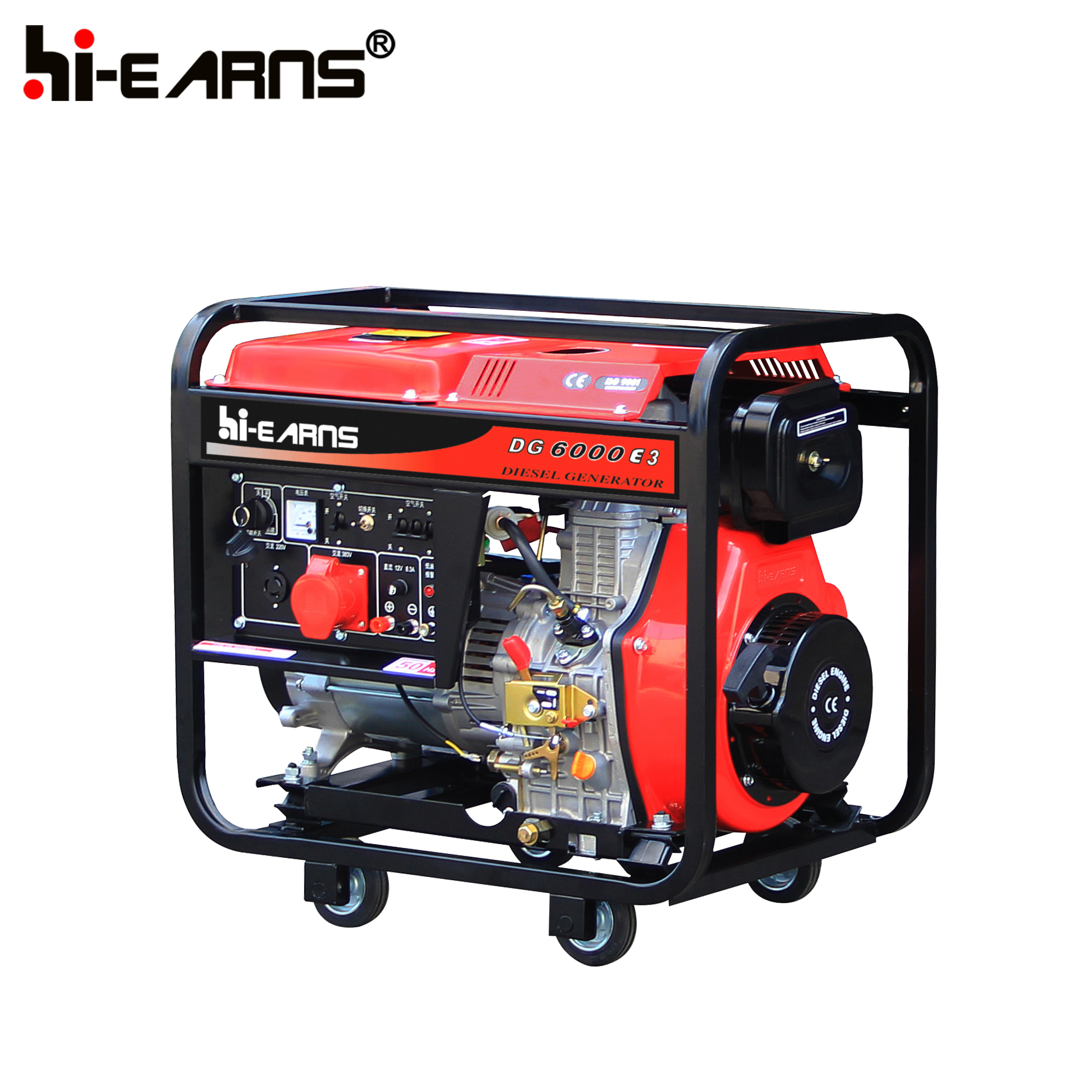 5KVA phase Portable industry using diesel Generator