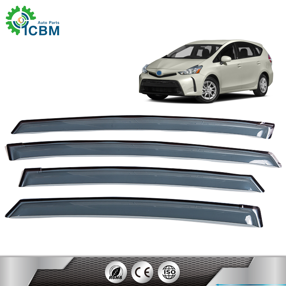 Auto accessories parts sun visor rain guard door window visors for PRIUS V 14-15