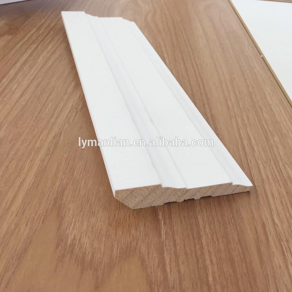 Geeso Primed Finger Jiont Pine Baseboard