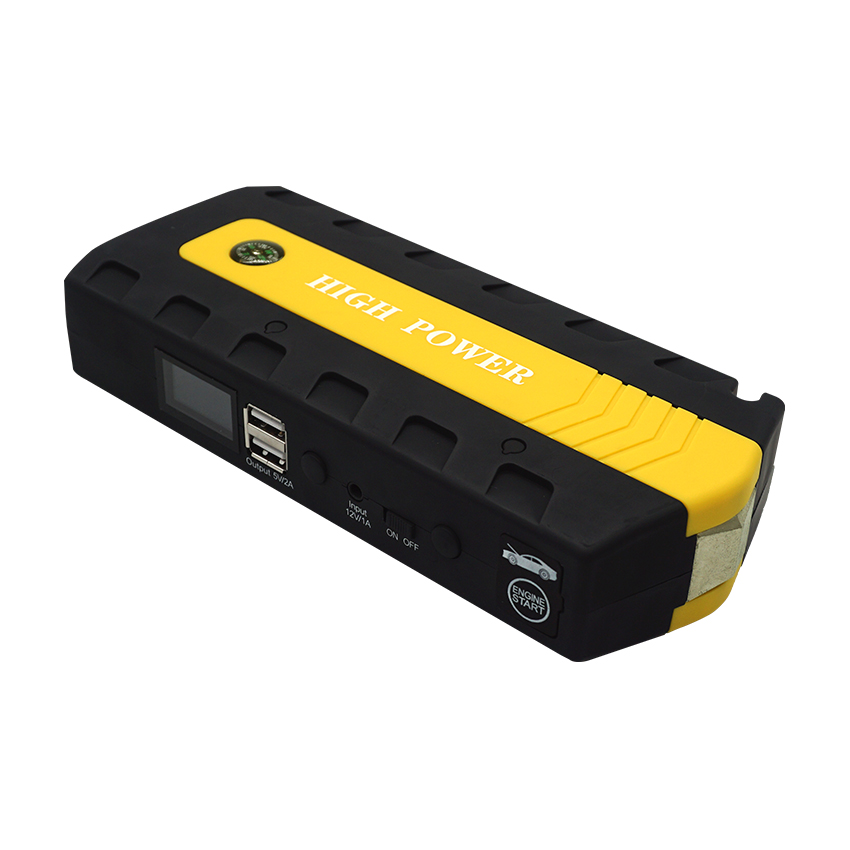Auto emergency tool portable car jumper starter multi-function jump starter with inside intelligent clamp
