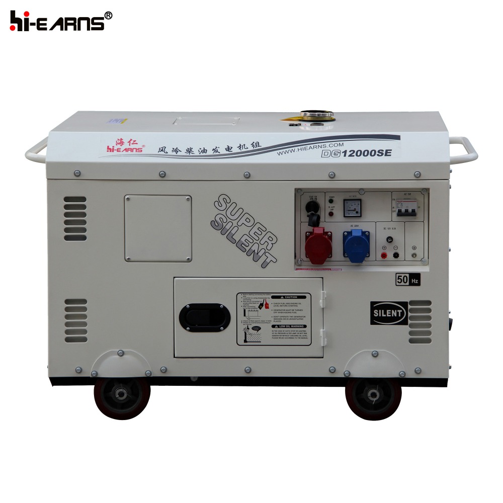 two cylinder 8.5KW Air-cooled silent diesel generator