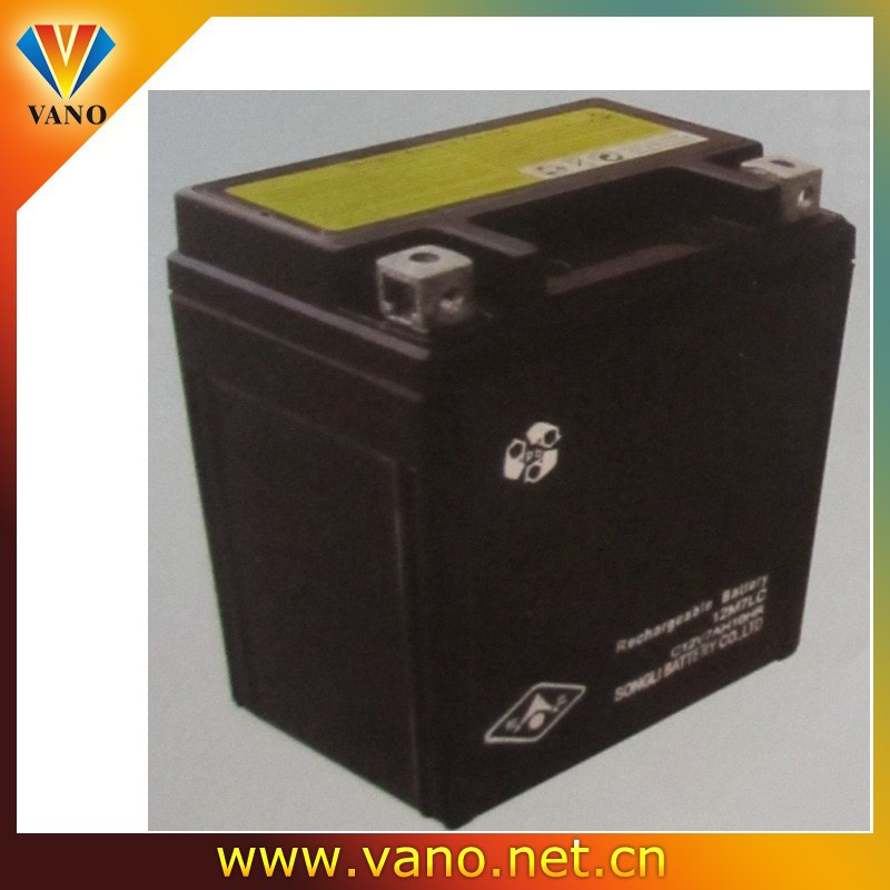 High performance 12v 7ah dry electric motorcycle battery