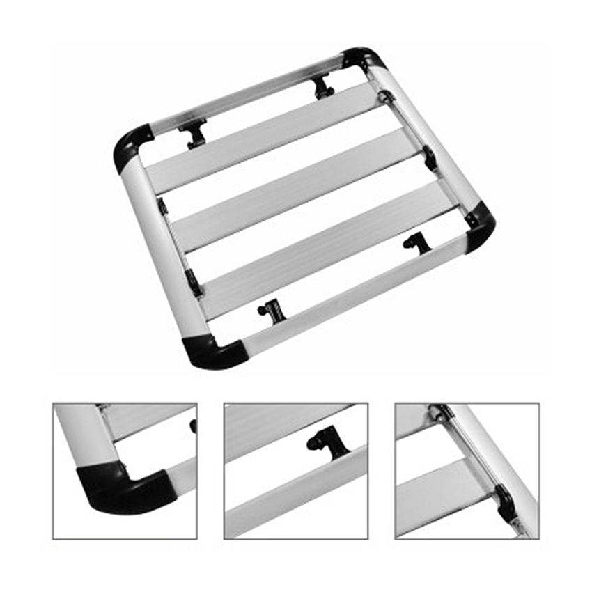 universal roof rack black aluminum pole car roof rack