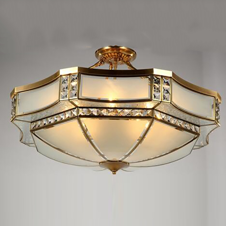 brand new crystal ceiling free shipping crystal flush mount ceiling light covers made in China