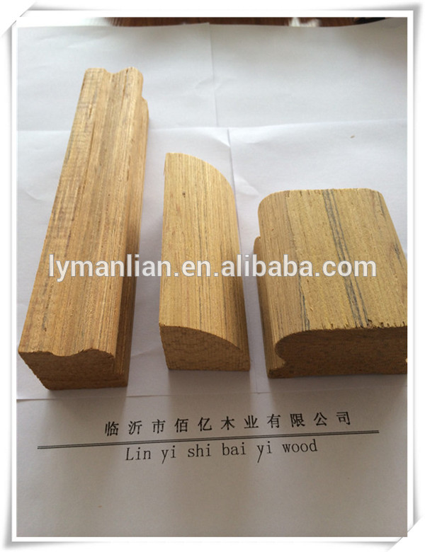 Engineered teak woodline dentil pattern moulding