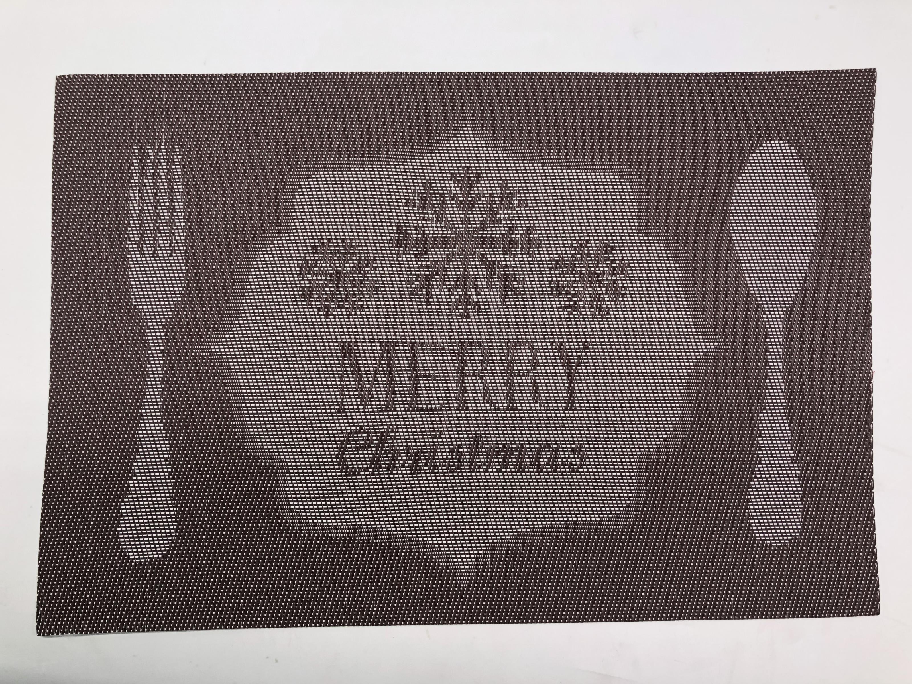 Tabletex vinyl  merry Christmas placemat for dining table