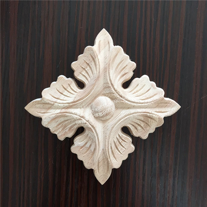 wholesale decorative wood carved cabinet rosette
