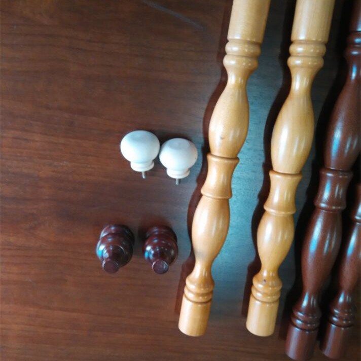 Staircase wood balusters