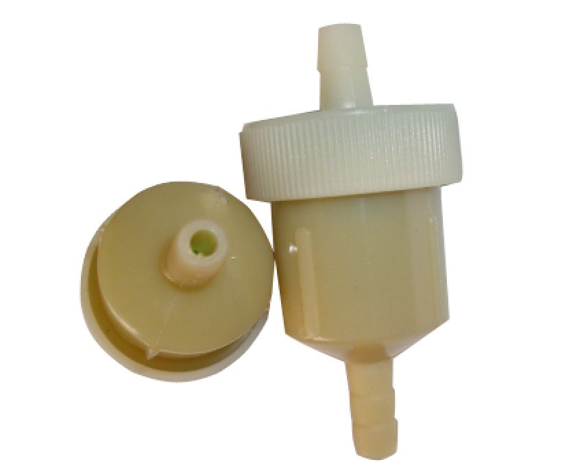 Motorcycle replacement inline fuel filter