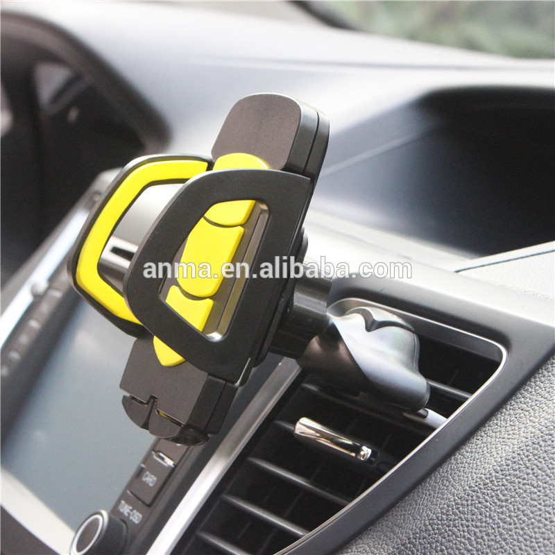 Easy to install mobile phone car holder air vent mount