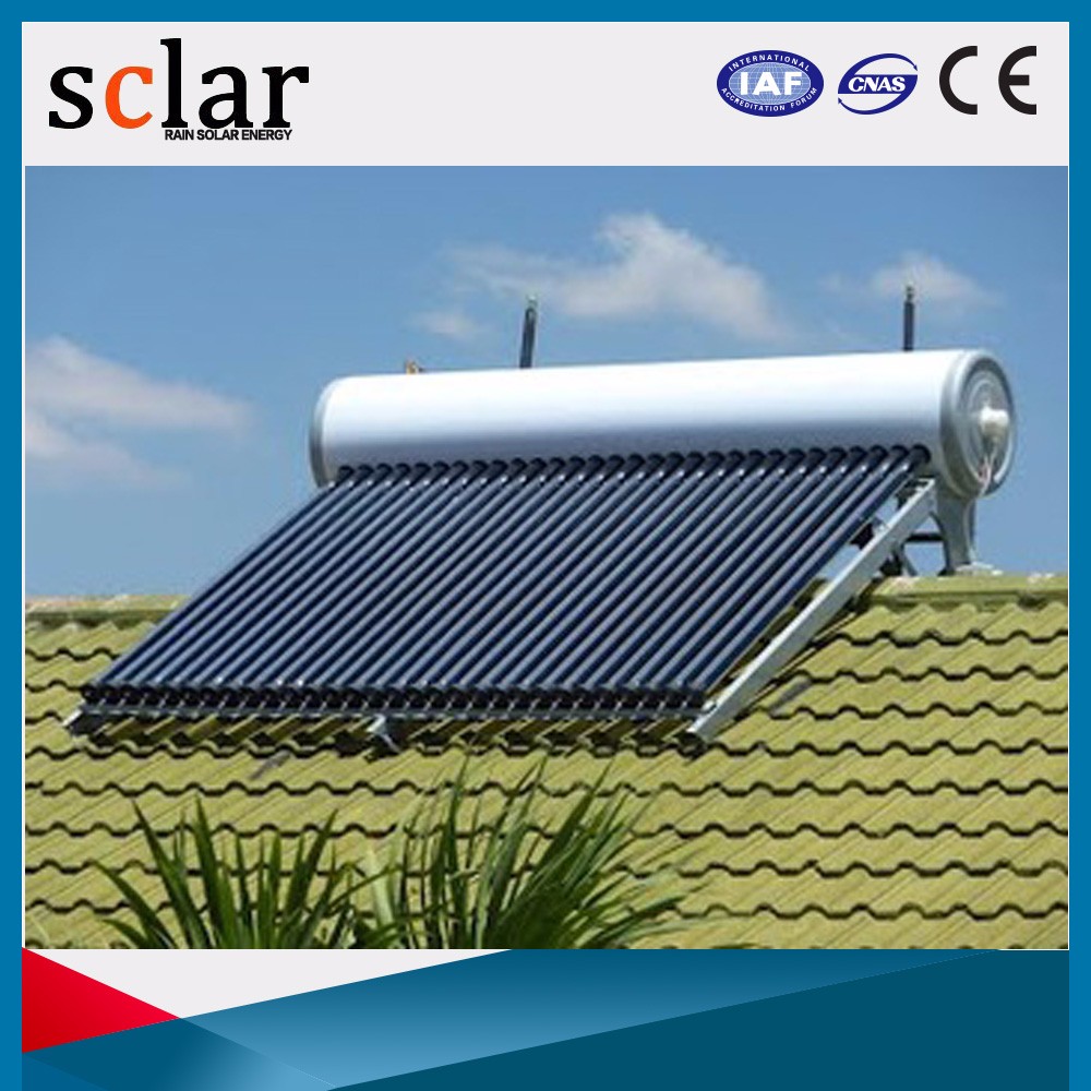 High absorption pressurized toilet heat pipe vacuum tube solar water tank