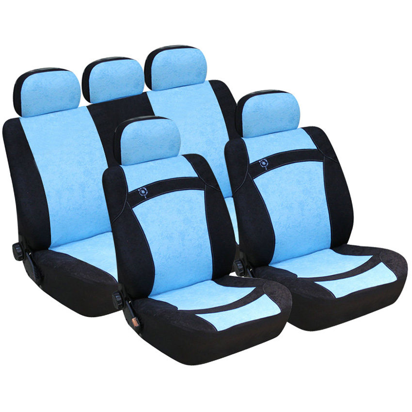 9pcs/set toweling cloth universal car seat cover wellfit car seat cover