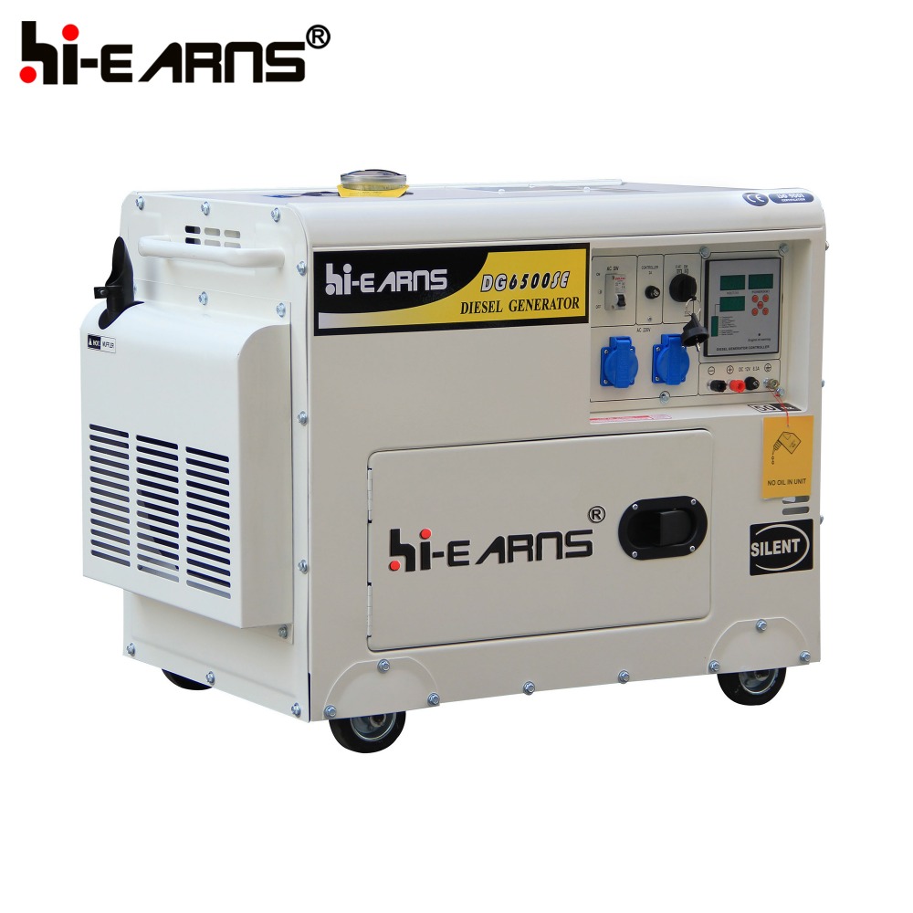 Best price 5KW 50hz 220V silent electric air cooled diesel generator