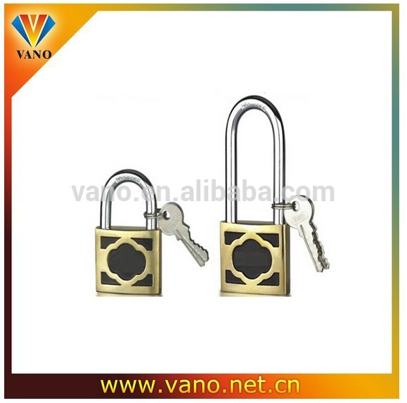 Resistant impact UV corrosion brass padlock