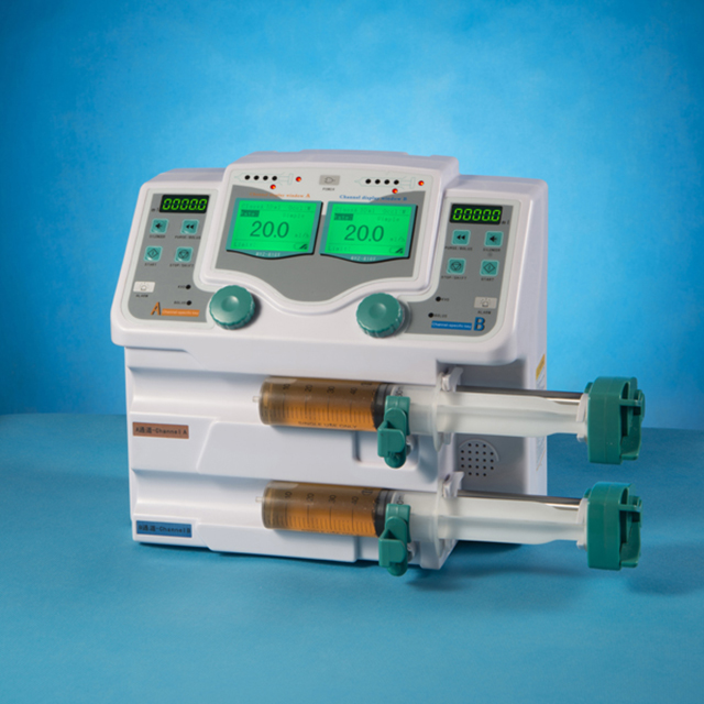 HOSPITAL ELECTRONIC DOUBLE CHANNEL SYRINGE PUMP