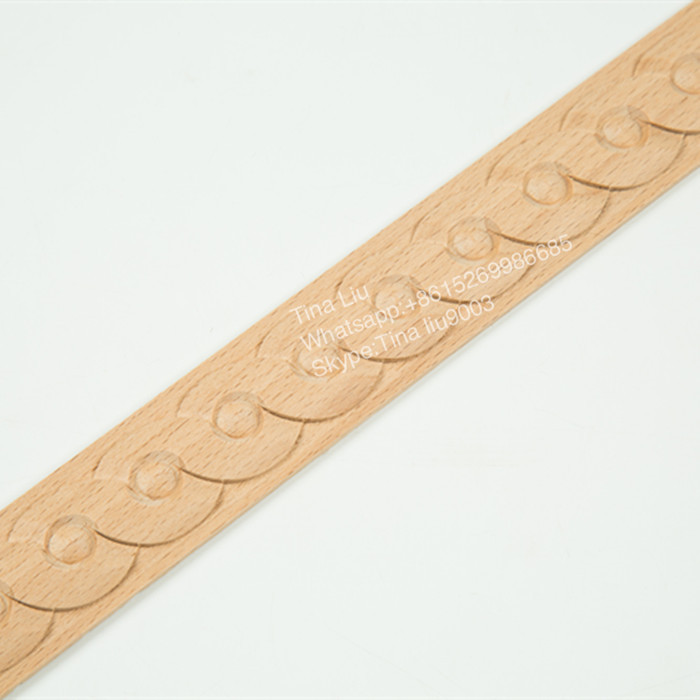European Style Carved Wood Moulding for decoration