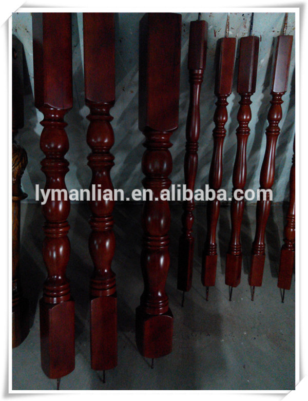 antique round wooden stair railings price