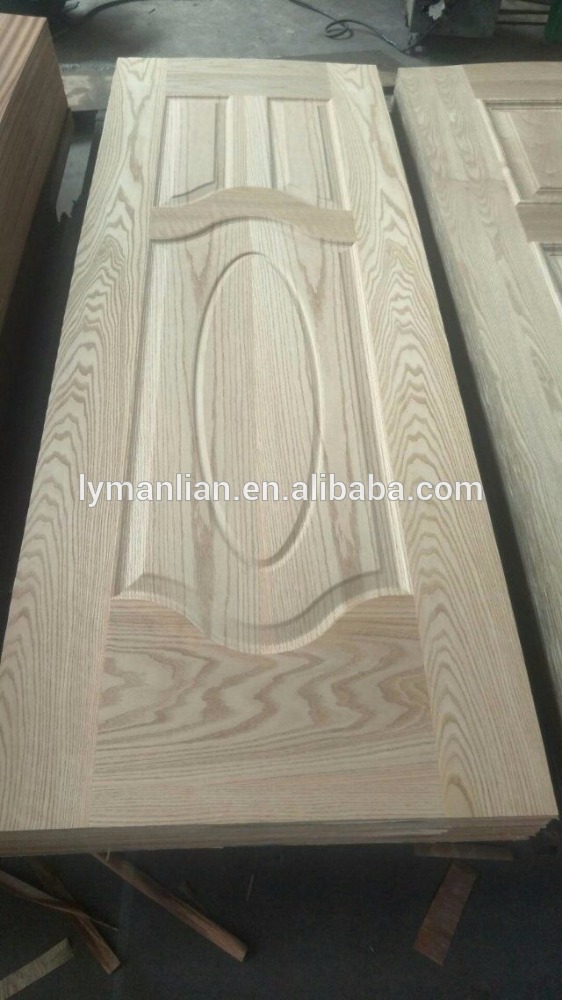 ornamental real wood door veneer molded door skin