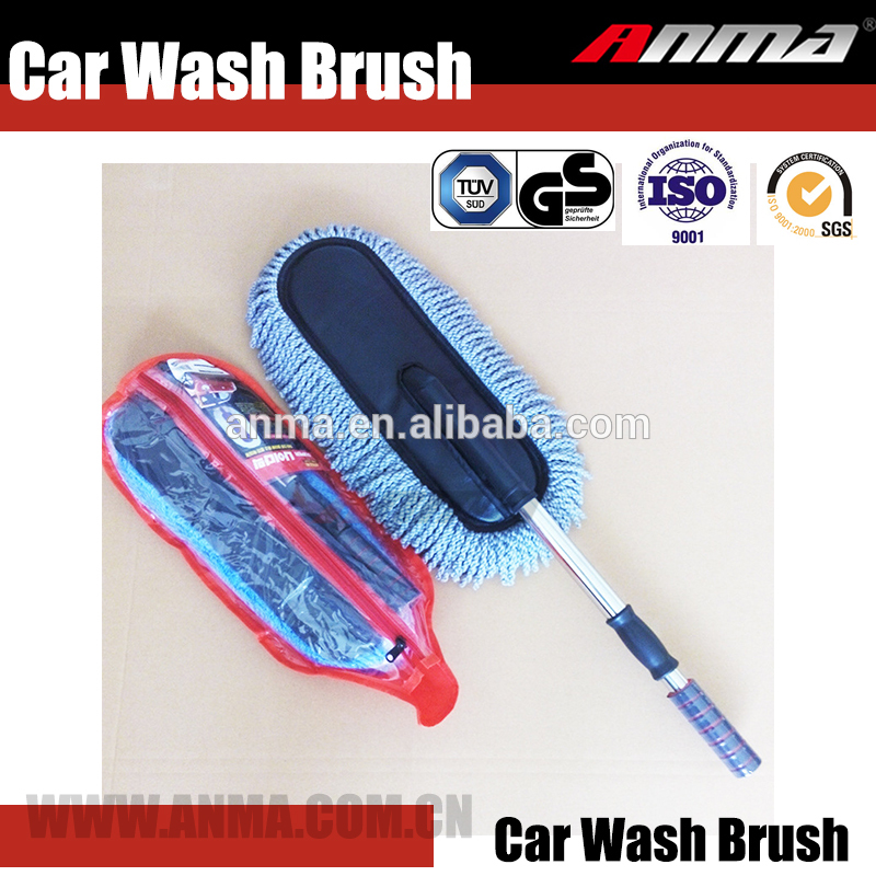 Microfiber Wooden Wash Brush/ Dust Brush/Car Cleaning Brush