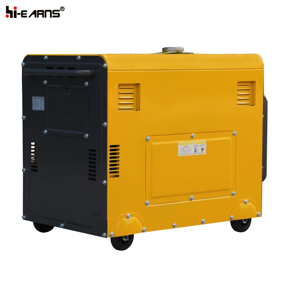 5000 Watt small portable air cooled diesel generator