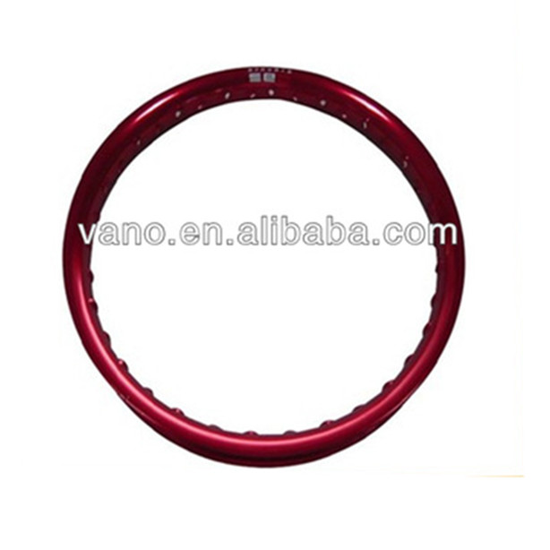 Hot Sale Colored 17 inch motorcycle alloy rims with 36 Holes T type 17x1.85
