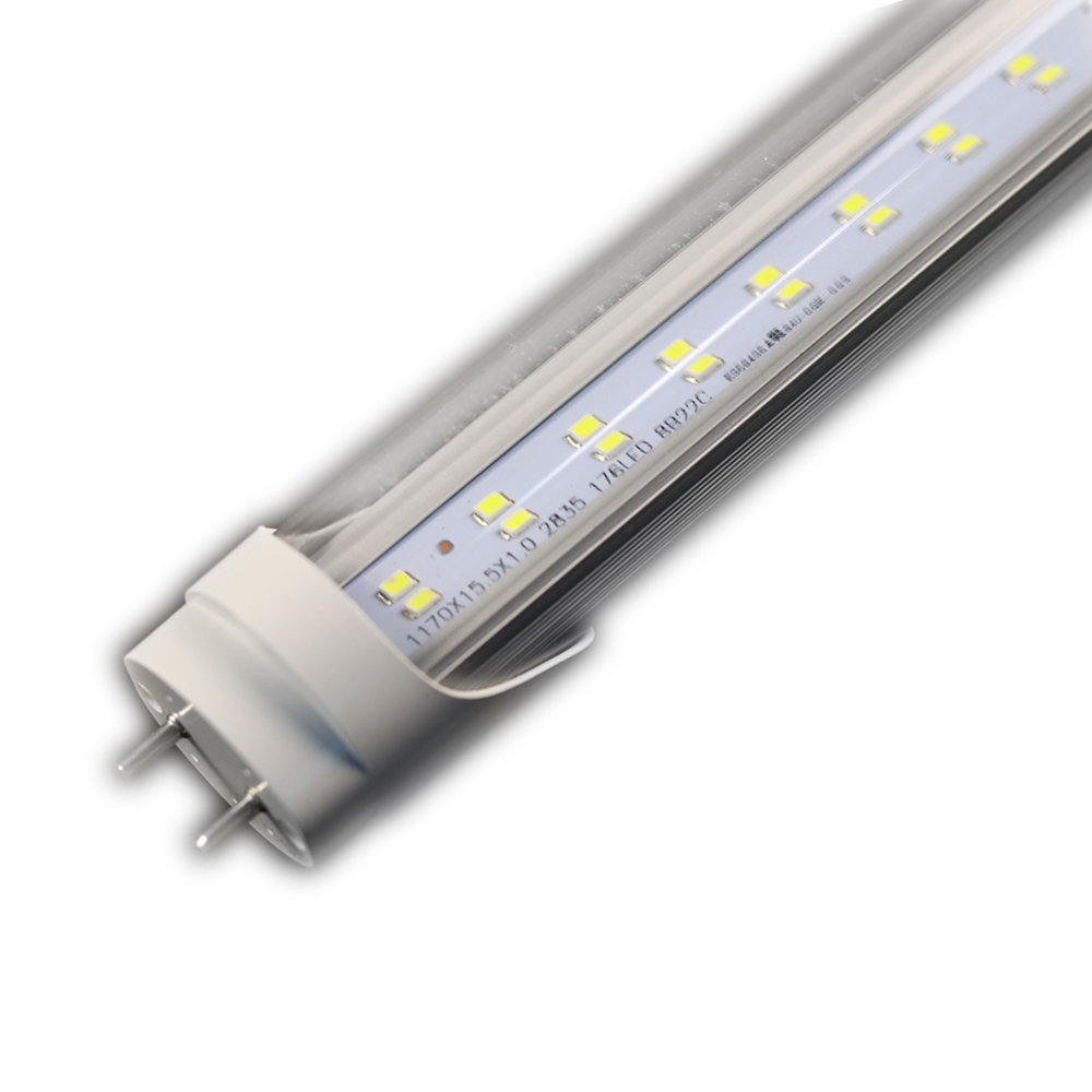 Single-end power AC85-277V clear cover 6500k T8 integrated high power 32w led tube