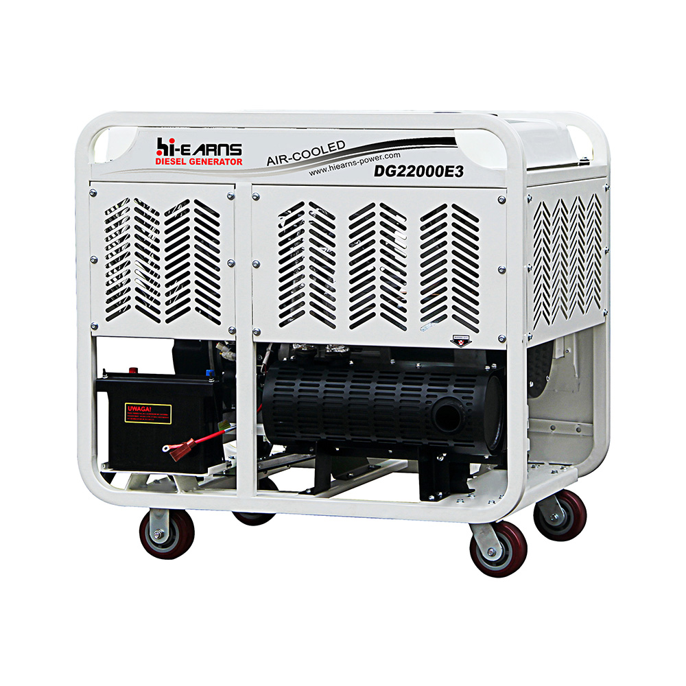 New model DG22000E3 20KVA 16KW open portable type three phase two cylinder diesel generator price