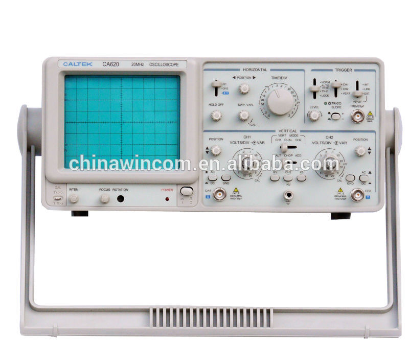 Laboratory dual channel oscilloscope