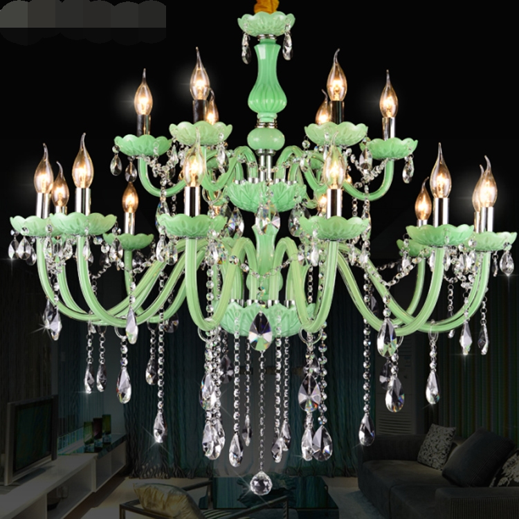 zhongshan K9 Crystal Lamp Candle Quartz Art Deco Chandelier