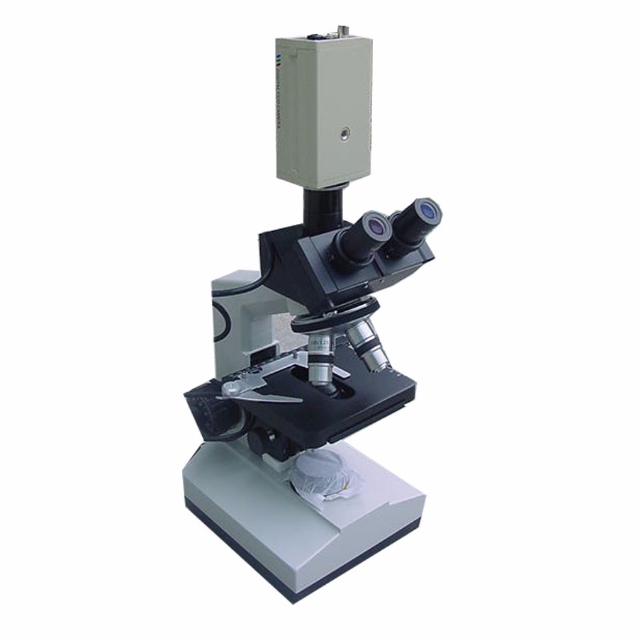 Wholesale Halogen Lamp Electric Biological Trinocular LAB Microscope with CCD