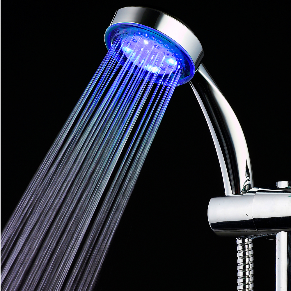 China wholesale bathroom smart lighting ecological led automatic shower head