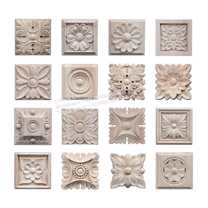 Wood Rosettes Rope Wood Twist Moulding