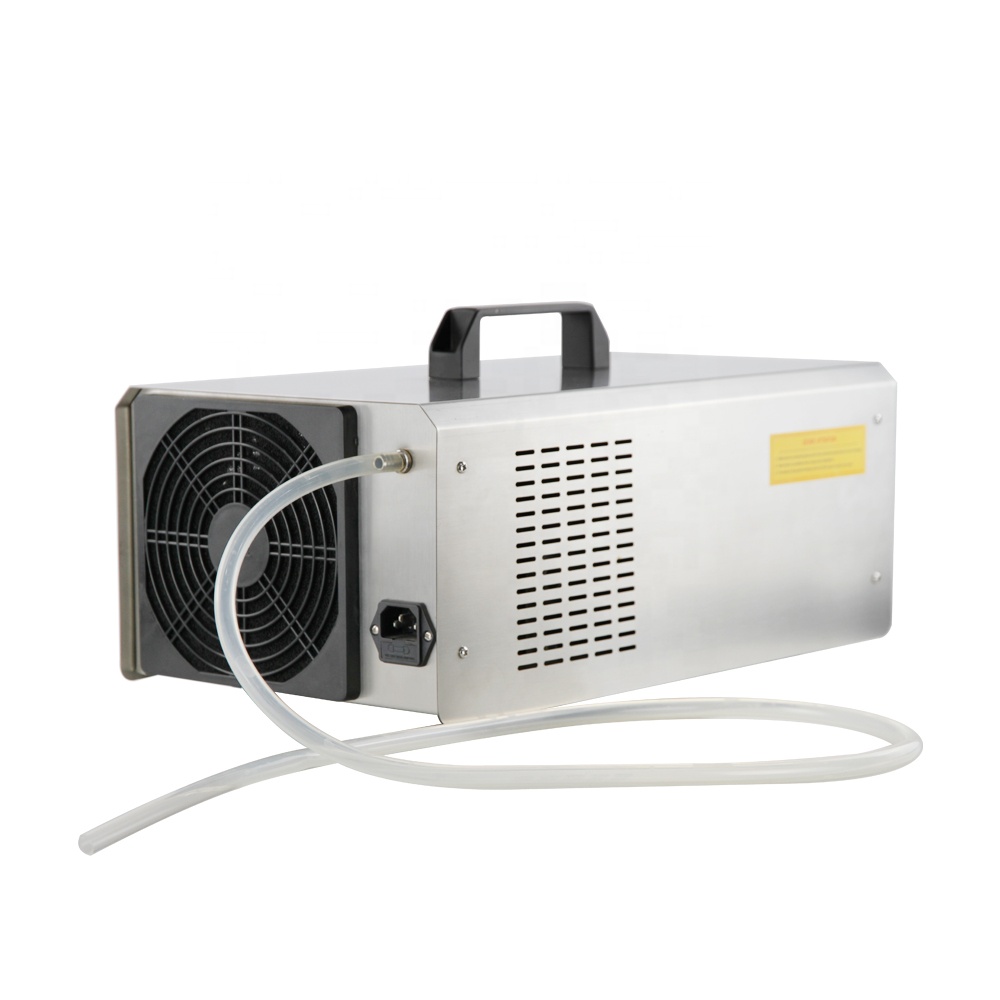 High performance corona discharge ozone generator for water treatment with cooling fan