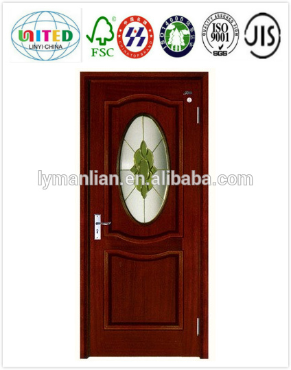 HDF door skin with veneer , melamine paper, or white primered