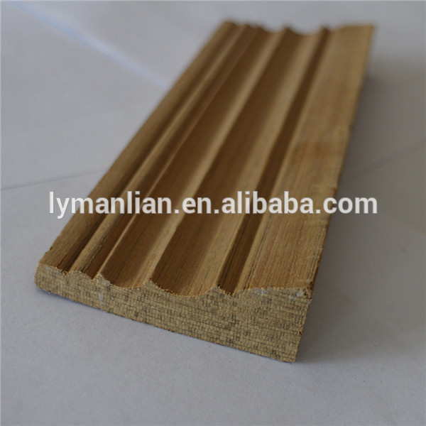Home decoration line carving craft timber moulding decorative pillar moulding decorative furniture moulding