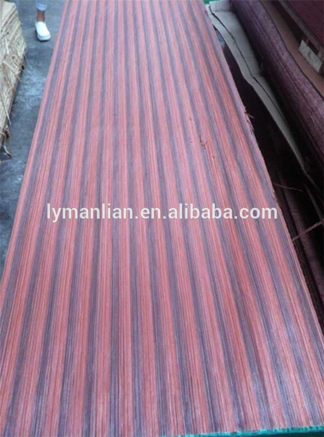 engineered plywood face veneer wood veneer with fabric backing