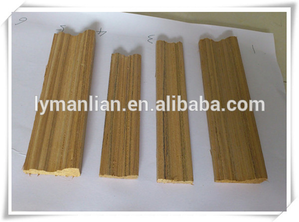 high quality teak wood margin Ceiling moulding wood crown moulding