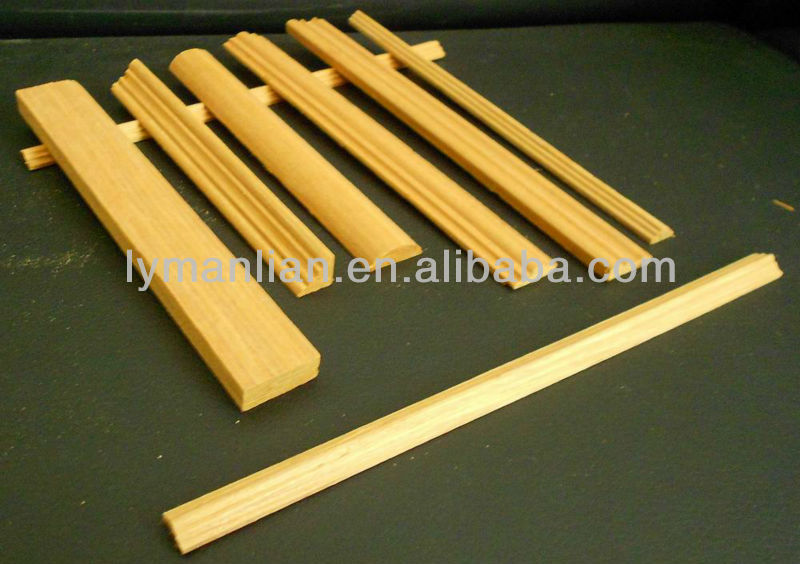 good quality and low prices embossed wood moulding Linyi factory offer