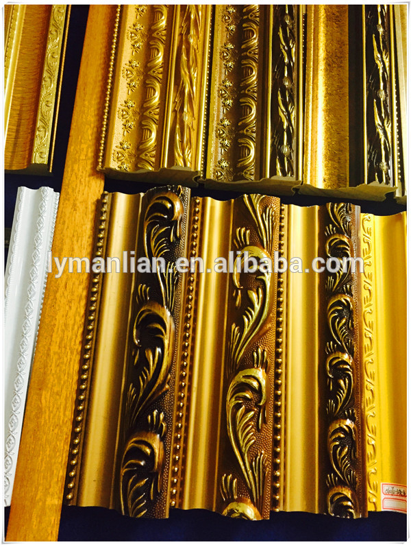 printed white wood beeding/ps wood moulding
