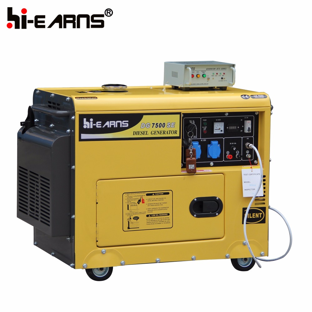 diesel generator 5 kva control ats