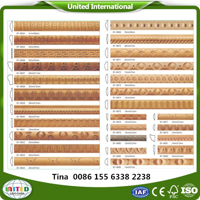 furniture and cabinet wood crown moulding