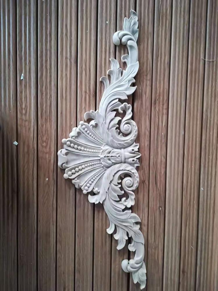 Furniture decoration carving europeanism long flower  wood onlay