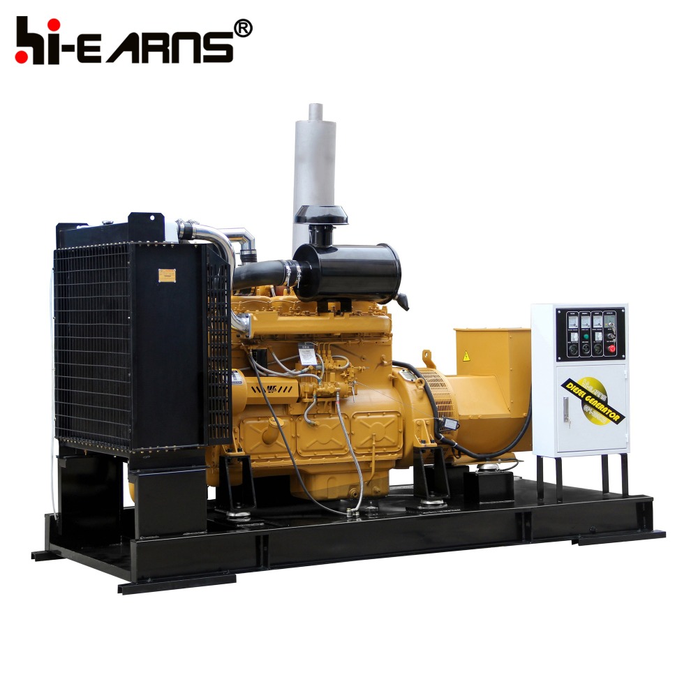 250KVA 200KW open portable water cooled diesel generator